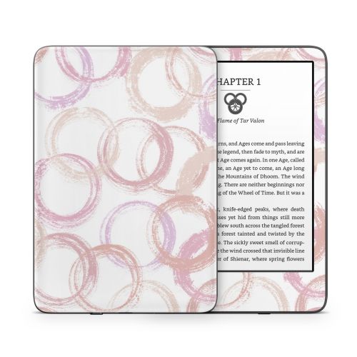 Pink Circles Amazon Kindle Series Skin
