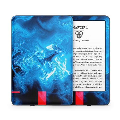 Blue Quantum Waves Amazon Kindle Series Skin
