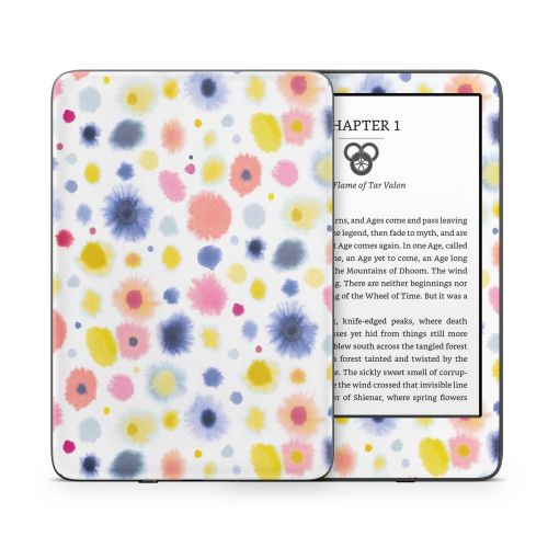 Red Blue Dots Amazon Kindle Series Skin