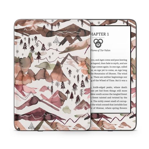 Red Mountains Amazon Kindle Series Skin