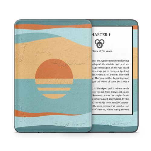 Retro Sunset Amazon Kindle Series Skin