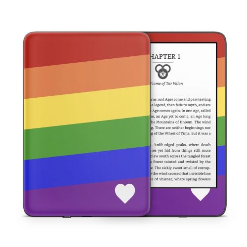 Rainbow Stripe Amazon Kindle Series Skin
