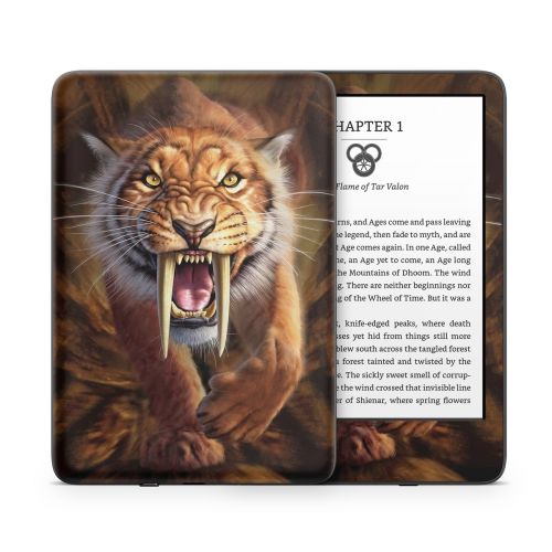 Sabertooth Amazon Kindle Series Skin