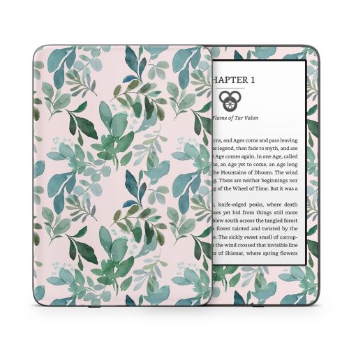 Sage Greenery Amazon Kindle Series Skin