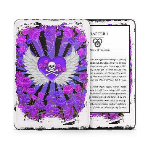 Skull and Roses Amazon Kindle Series Skin