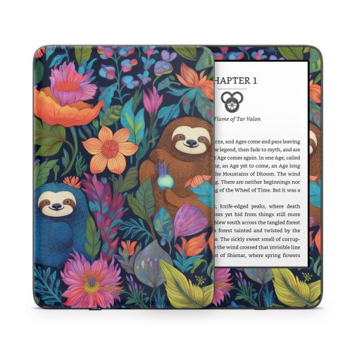 Garden of Slothy Delights Amazon Kindle Series Skin