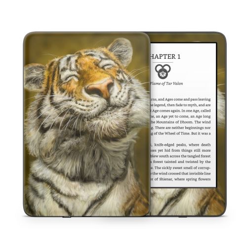 Smiling Tiger Amazon Kindle Series Skin