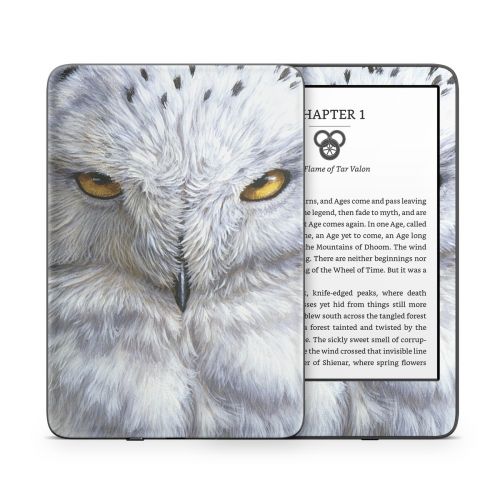 Snowy Owl Amazon Kindle Series Skin