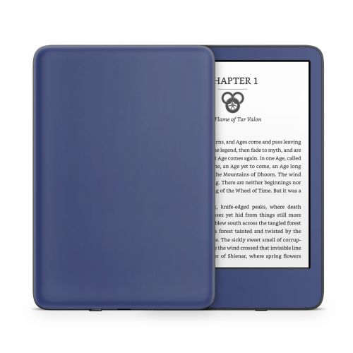 Solid State Cobalt Amazon Kindle Series Skin