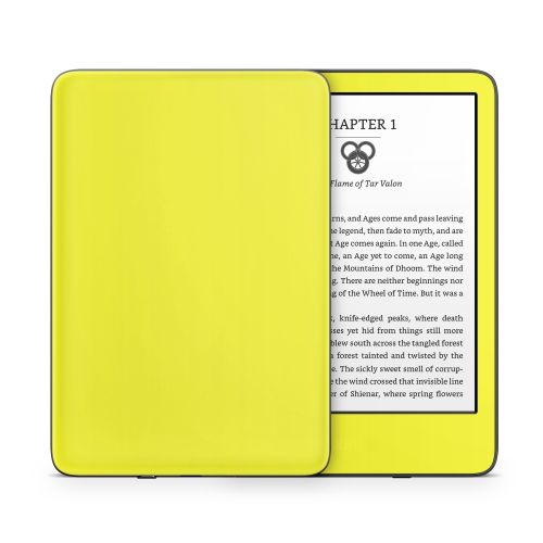 Solid State Yellow Amazon Kindle Series Skin | iStyles