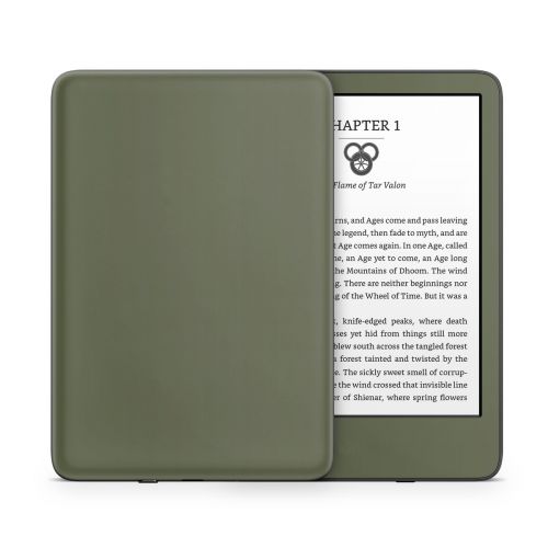 Solid State Olive Drab Amazon Kindle Series Skin