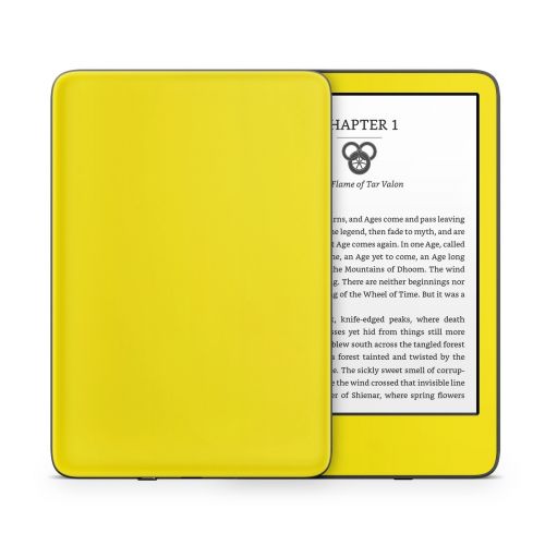 Solid State Yellow Amazon Kindle Series Skin