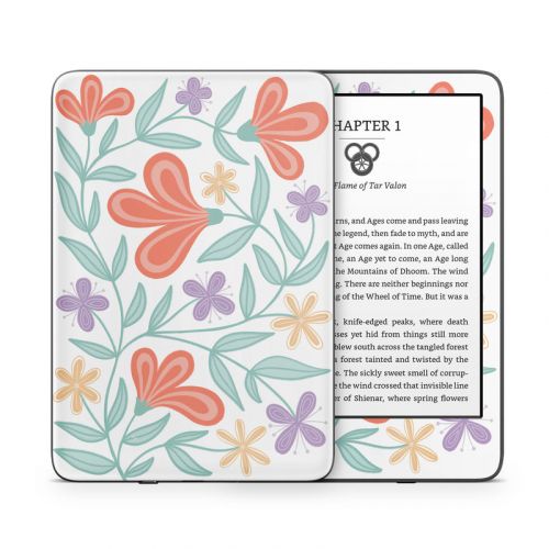 Summer Blooms Amazon Kindle Series Skin