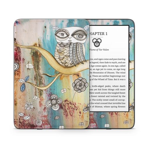 Surreal Owl Amazon Kindle Series Skin