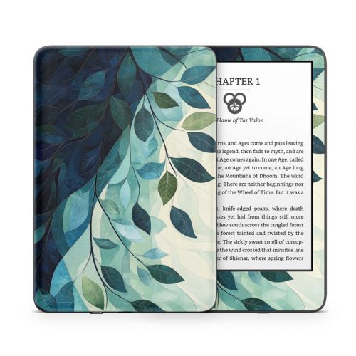 Teal and Indigo Amazon Kindle Series Skin