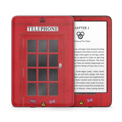 Telephone Kiosk Amazon Kindle Series Skin
