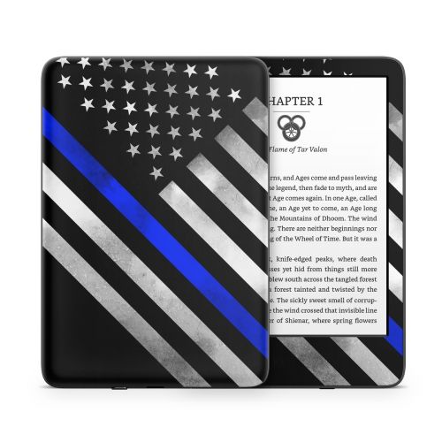 Thin Blue Line Hero Amazon Kindle Series Skin