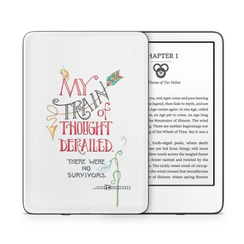 Train Derailed Amazon Kindle Series Skin