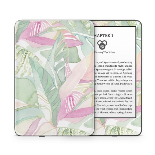Tropical Leaves Amazon Kindle Series Skin