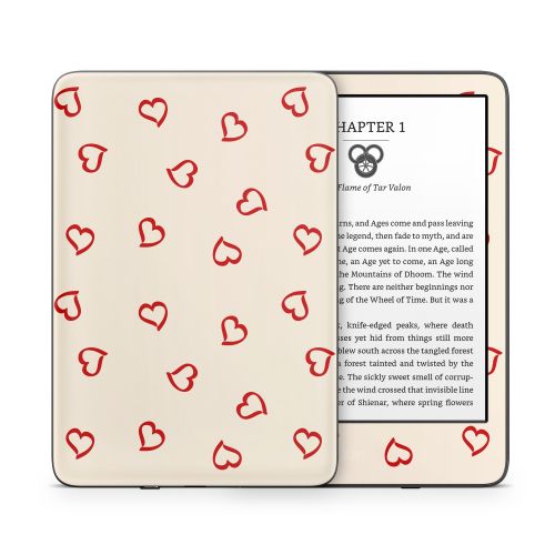 Tumbling Valentines Amazon Kindle Series Skin