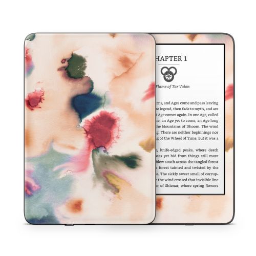 Abstract Watercolor Mineral Amazon Kindle Series Skin
