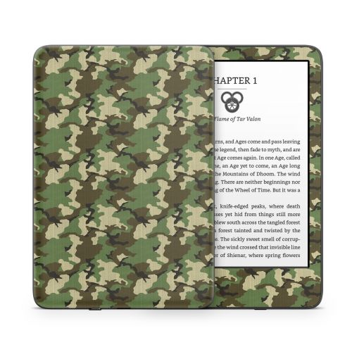 Digital Woodland Camo Amazon Kindle Series Skin | iStyles