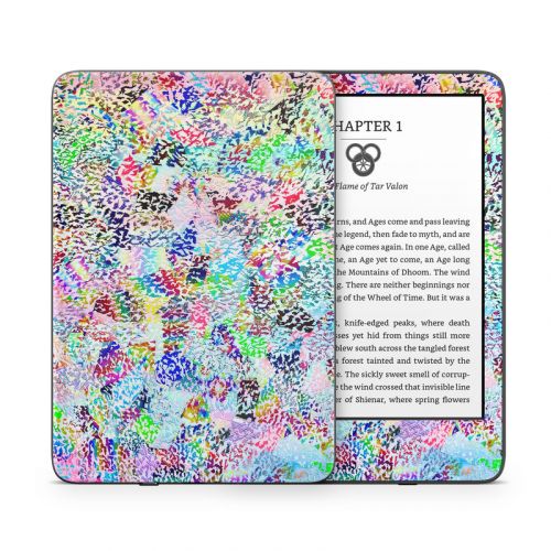 White Etching Amazon Kindle Series Skin