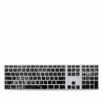 Black Marble Apple Keyboard with Numeric Keypad Skin