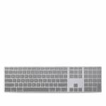 Solid State Grey Apple Keyboard with Numeric Keypad Skin
