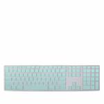 Solid State Mint Apple Keyboard with Numeric Keypad Skin
