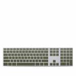 Solid State Olive Drab Apple Keyboard with Numeric Keypad Skin