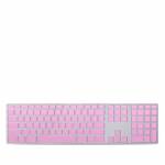 Solid State Pink Apple Keyboard with Numeric Keypad Skin