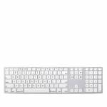 Solid State White Apple Keyboard with Numeric Keypad Skin