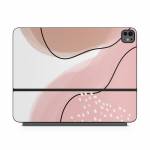Abstract Pink and Brown Magic Keyboard for iPad Series Skin
