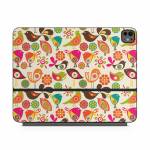 Bird Flowers Magic Keyboard for iPad Series Skin