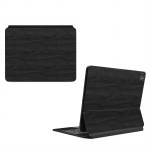 Black Woodgrain Magic Keyboard for iPad Series Skin