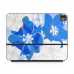 Blue Flowers Magic Keyboard for iPad Series Skin