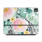 Blushed Flowers Magic Keyboard for iPad Series Skin