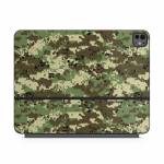 Digital Woodland Camo Magic Keyboard for iPad Series Skin