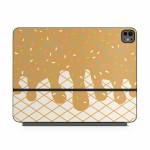 Caramel Ice Cream Drip Magic Keyboard for iPad Series Skin