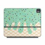 Mint Chocolate Chip Ice Cream Drip Magic Keyboard for iPad Series Skin