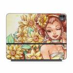 Lady Sunflower Magic Keyboard for iPad Series Skin