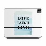 Love Laugh Live Magic Keyboard for iPad Series Skin
