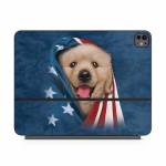 Patriotic Retriever Magic Keyboard for iPad Series Skin