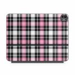 Pink Plaid Magic Keyboard for iPad Series Skin