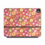 Flowers Squished Magic Keyboard for iPad Series Skin