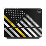 Thin Yellow Line Hero Magic Keyboard for iPad Series Skin