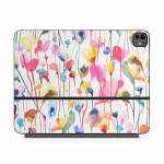 Watercolor Wild Flowers Magic Keyboard for iPad Series Skin