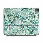 Watercolor Eucalyptus Leaves Magic Keyboard for iPad Series Skin