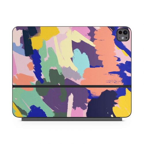 Abstract Scratches Magic Keyboard for iPad Series Skin